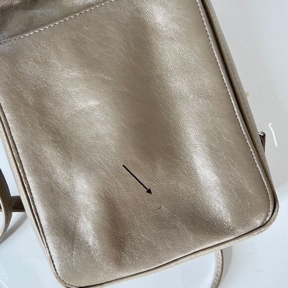 Rolf’s Leather Mushroom Tawny Tan Crossbody Wallet Organizer Bag Purse - Picture 12 of 13
